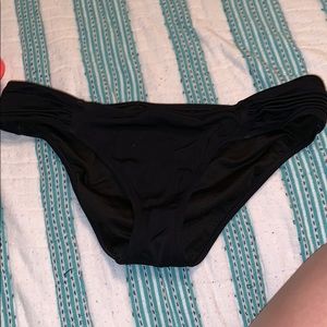 Victoria secret black bikini bottoms